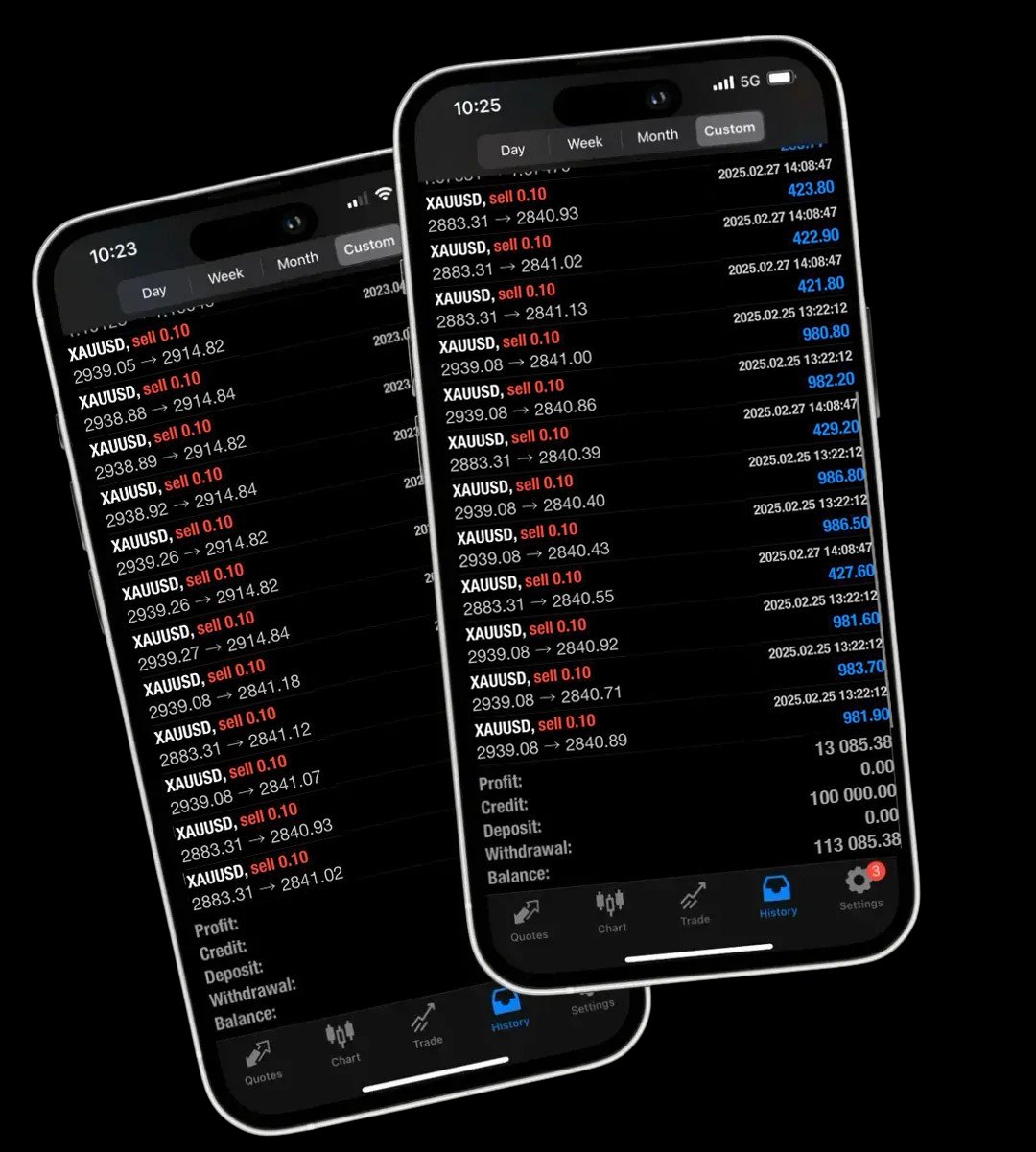 Trading App Interface